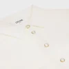 Abito camicia lungo in crepé di cotone e seta