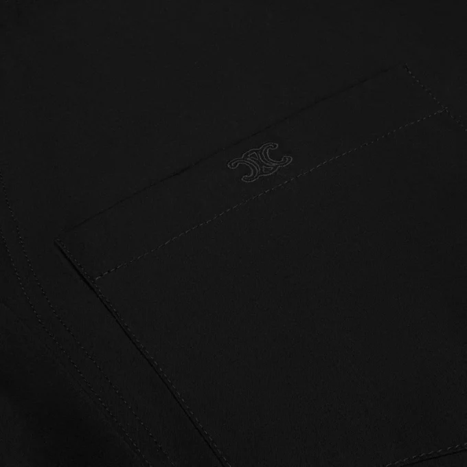 Abito in twill di cotone e seta Abito in twill di cotone e seta