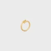 Anello asimmetrico Triomphe in ottone con finitura dorata