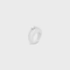 Anello CELINE Sulky in ottone con finitura in rodio Anello CELINE Sulky in ottone con finitura in rodio