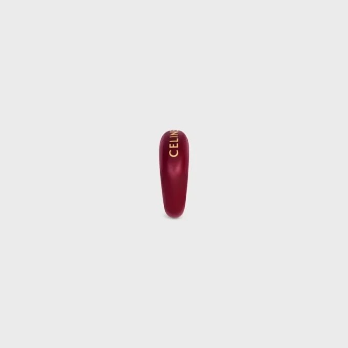 Anello CELINE Sulky in smalto e ottone con finitura dorata Anello CELINE Sulky in smalto e ottone con finitura dorata
