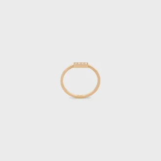 Anello della linea CELINE in oro giallo e diamanti