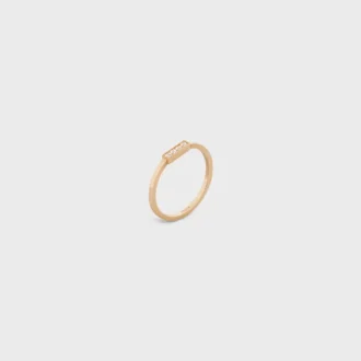 Anello della linea CELINE in oro giallo e diamanti