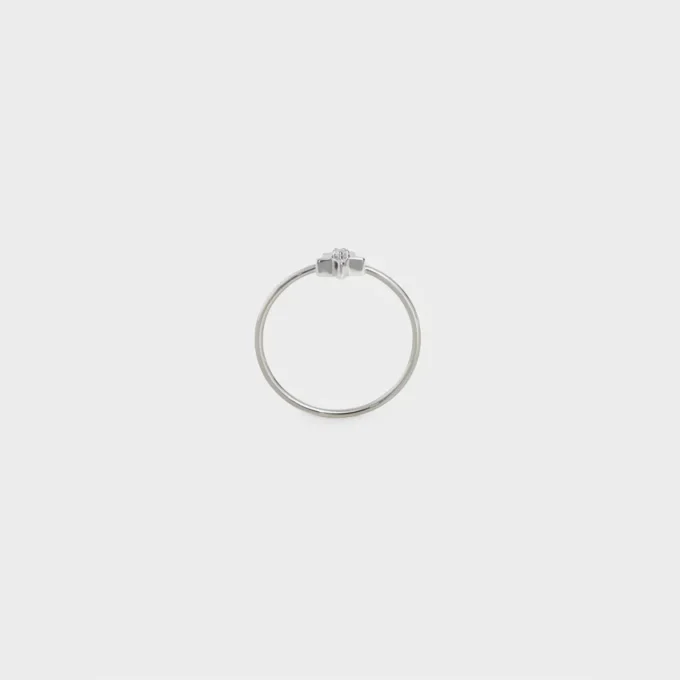 Anello Etoile CELINE in oro bianco e diamanti Anello Etoile CELINE in oro bianco e diamanti