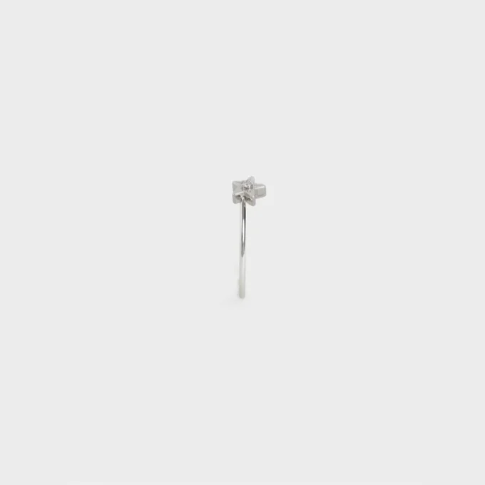 Anello Etoile CELINE in oro bianco e diamanti Anello Etoile CELINE in oro bianco e diamanti