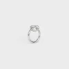 Anello Knot in ottone con finitura in rodio Anello Knot in ottone con finitura in rodio