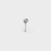 Anello Knot in ottone con finitura in rodio Anello Knot in ottone con finitura in rodio