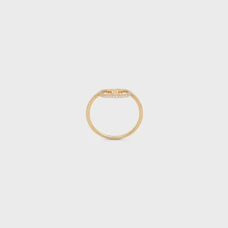Anello Maillon Triomphe in oro giallo e diamanti