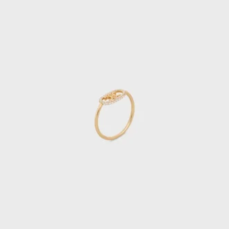 Anello Maillon Triomphe in oro giallo e diamanti
