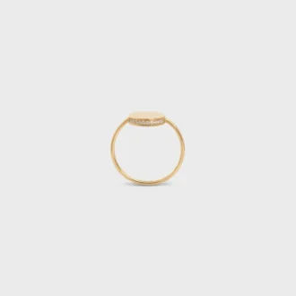Anello Medaille CELINE in oro giallo e diamanti