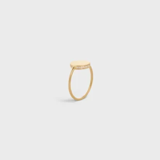 Anello Medaille CELINE in oro giallo e diamanti