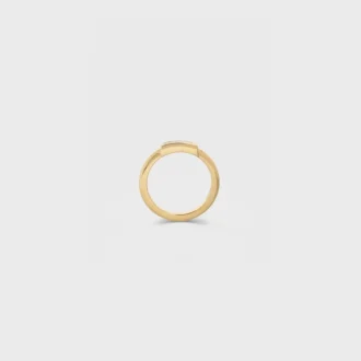Anello Systeme in oro giallo e diamanti