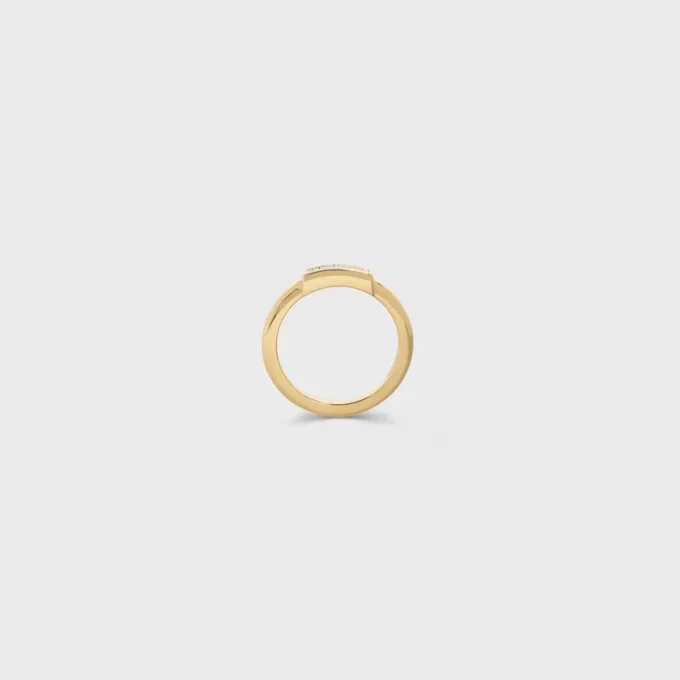 Anello Systeme in oro giallo e diamanti Anello Systeme in oro giallo e diamanti