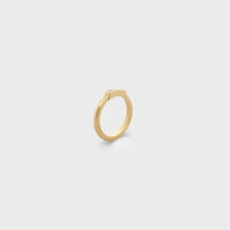 Anello Systeme in oro giallo e diamanti