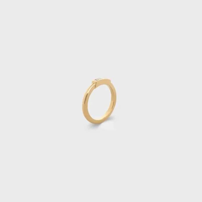 Anello Systeme in oro giallo e diamanti Anello Systeme in oro giallo e diamanti