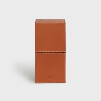 Astuccio 1 Profumo 100 ml in pelle di vitello naturale