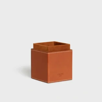 Astuccio 1 Profumo 100 ml in pelle di vitello naturale