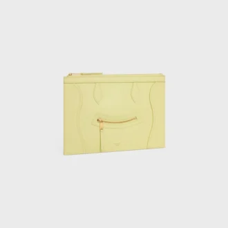 Astuccio medio in pelle di vitello lucida