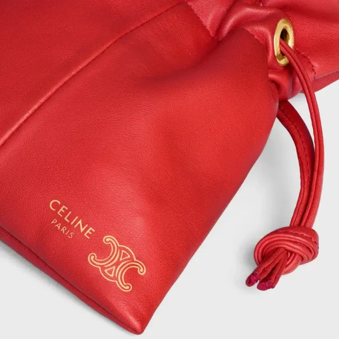 Astuccio Micro Crystal in pelle di agnello liscia Astuccio Micro Crystal in pelle di agnello liscia