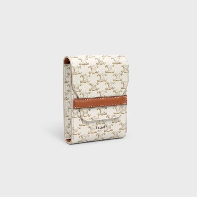 Astuccio per carte da gioco in Triomphe Canvas e pelle di agnello Astuccio per carte da gioco in Triomphe Canvas e pelle di agnello