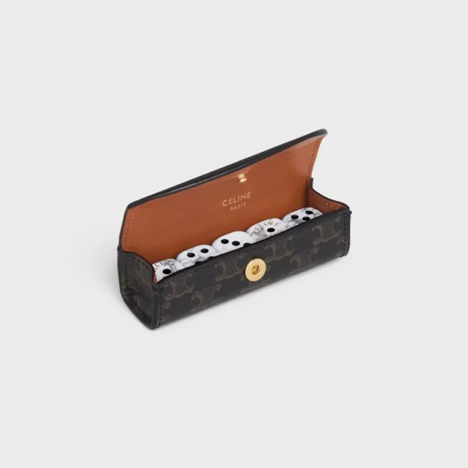 Astuccio per dadi in tela Triomphe Canvas Astuccio per dadi in tela Triomphe Canvas