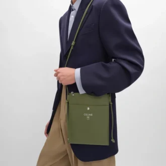 Astuccio Sharp Take Away in pelle di agnello liscia