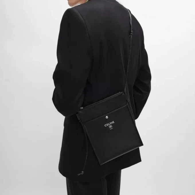 Astuccio Sharp Take Away in pelle di agnello liscia