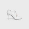 Ballerina morbida con lacci e tacco in pelle di vitello – Concia vegetale Ballerina morbida con lacci e tacco in pelle di vitello – Concia vegetale