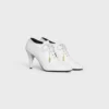Ballerina morbida con lacci e tacco in pelle di vitello – Concia vegetale Ballerina morbida con lacci e tacco in pelle di vitello – Concia vegetale