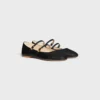 Ballerine CELINE a doppio cinturino in pelle di agnello Ballerine CELINE a doppio cinturino in pelle di agnello