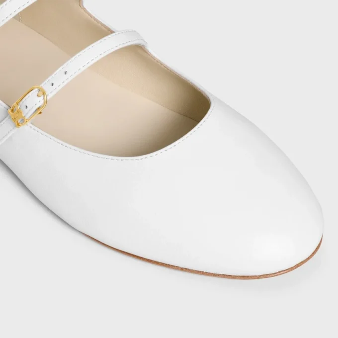 Ballerine CELINE a doppio cinturino in pelle di agnello Ballerine CELINE a doppio cinturino in pelle di agnello