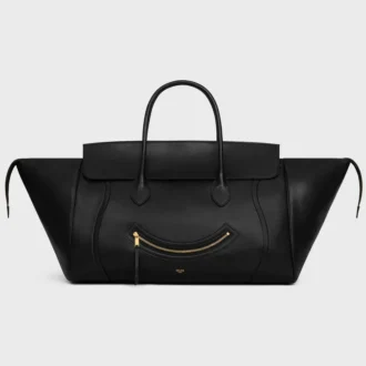 Big Smile Luggage in morbida pelle di agnello lucida