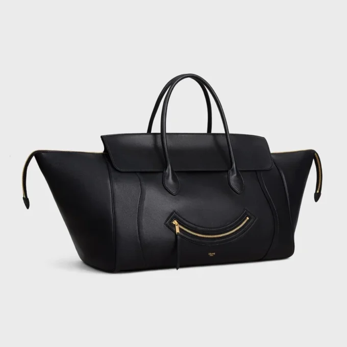 Big Smile Luggage in morbida pelle di agnello lucida Big Smile Luggage in morbida pelle di agnello lucida