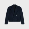 Blazer in tessuto di cashmere Blazer in tessuto di cashmere