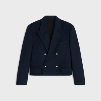 Blazer in tessuto di cashmere