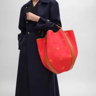 Borsa a secchiello grande in tessuto Jacquard C Sulky