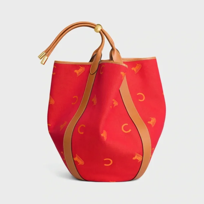 Borsa a secchiello grande in tessuto Jacquard C Sulky Borsa a secchiello grande in tessuto Jacquard C Sulky