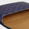 Borsa a tracolla Folco piccola in Triomphe Canvas e pelle di vitello Borsa a tracolla Folco piccola in Triomphe Canvas e pelle di vitello