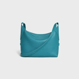Borsa a tracolla Harry in pelle di vitello martellata