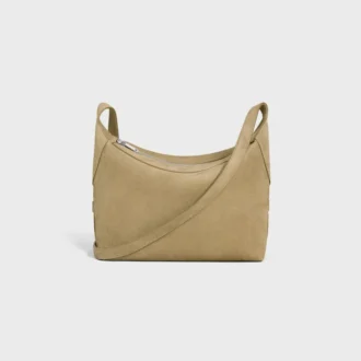 Borsa a tracolla Harry in pelle di vitello scamosciata