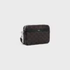 Borsa a tracolla piccola in Triomphe Canvas e pelle di vitello Borsa a tracolla piccola in Triomphe Canvas e pelle di vitello