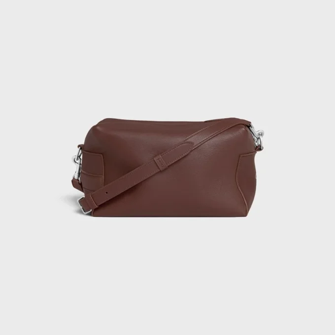 Borsa a tracolla Take Away in pelle di vitello liscia Borsa a tracolla Take Away in pelle di vitello liscia