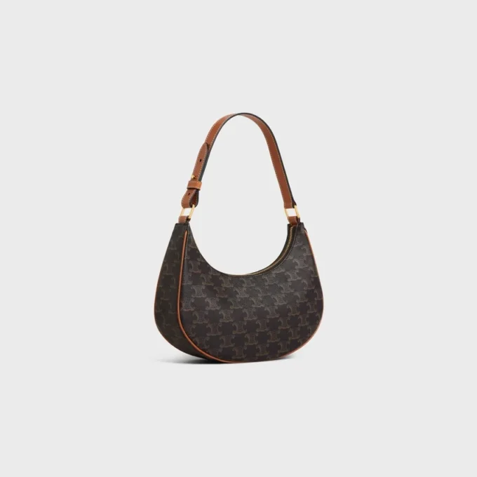 Borsa Ava in Triomphe Canvas e pelle di vitello Borsa Ava in Triomphe Canvas e pelle di vitello