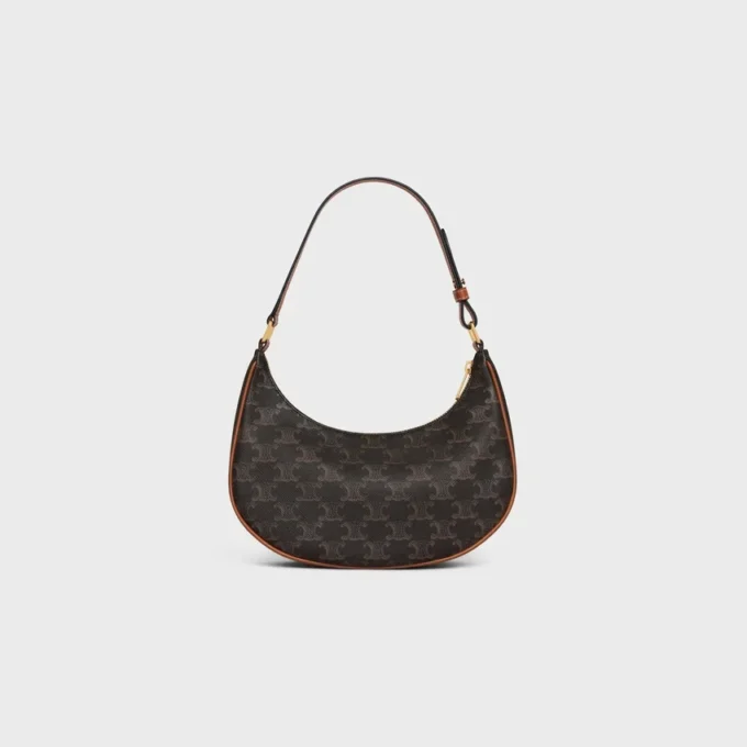 Borsa Ava in Triomphe Canvas e pelle di vitello Borsa Ava in Triomphe Canvas e pelle di vitello