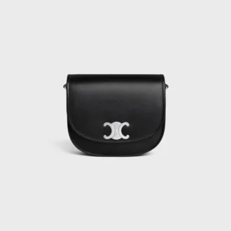 Borsa Besace Triomphe media in morbida pelle di vitello naturale