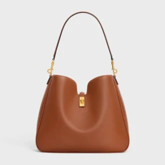 Borsa Camille 16 Soft media in pelle di vitello liscia