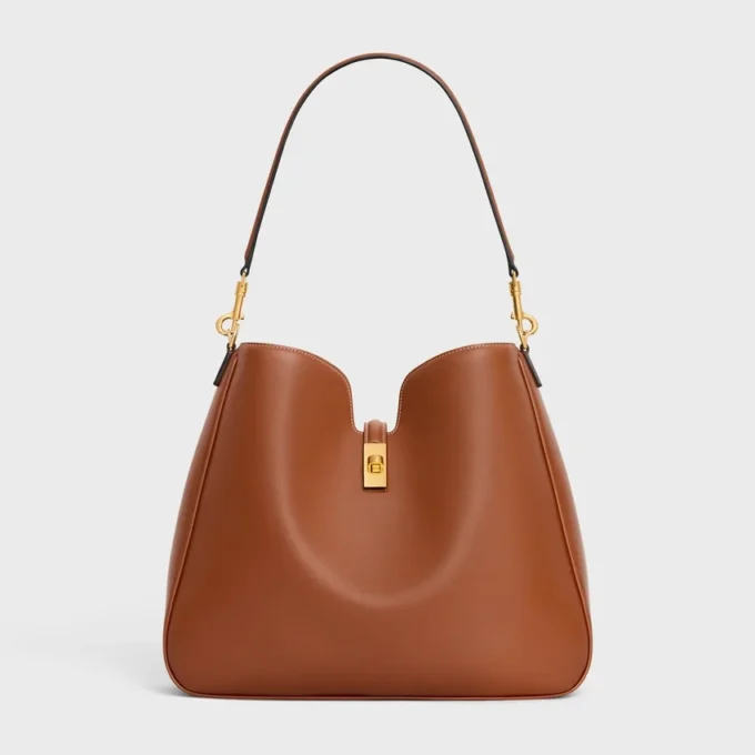 Borsa Camille 16 Soft media in pelle di vitello liscia Borsa Camille 16 Soft media in pelle di vitello liscia