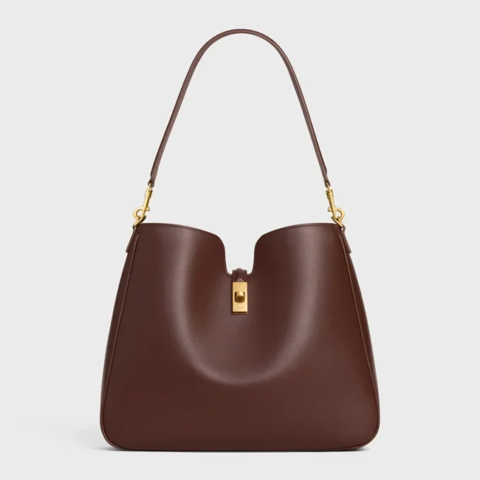 Borsa Camille 16 Soft media in pelle di vitello liscia Borsa Camille 16 Soft media in pelle di vitello liscia