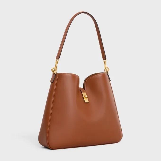 Borsa Camille 16 Soft media in pelle di vitello liscia Borsa Camille 16 Soft media in pelle di vitello liscia