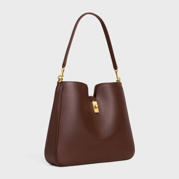 Borsa Camille 16 Soft media in pelle di vitello liscia Borsa Camille 16 Soft media in pelle di vitello liscia